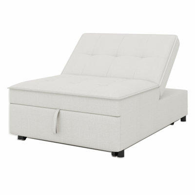 Multi-Function Folding Chair Bed With Storage Pocket And USB Port