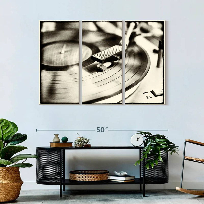 Reproduction d'art sur toile multi-pièces, H 32 po x l 50 po x P 1,25 po