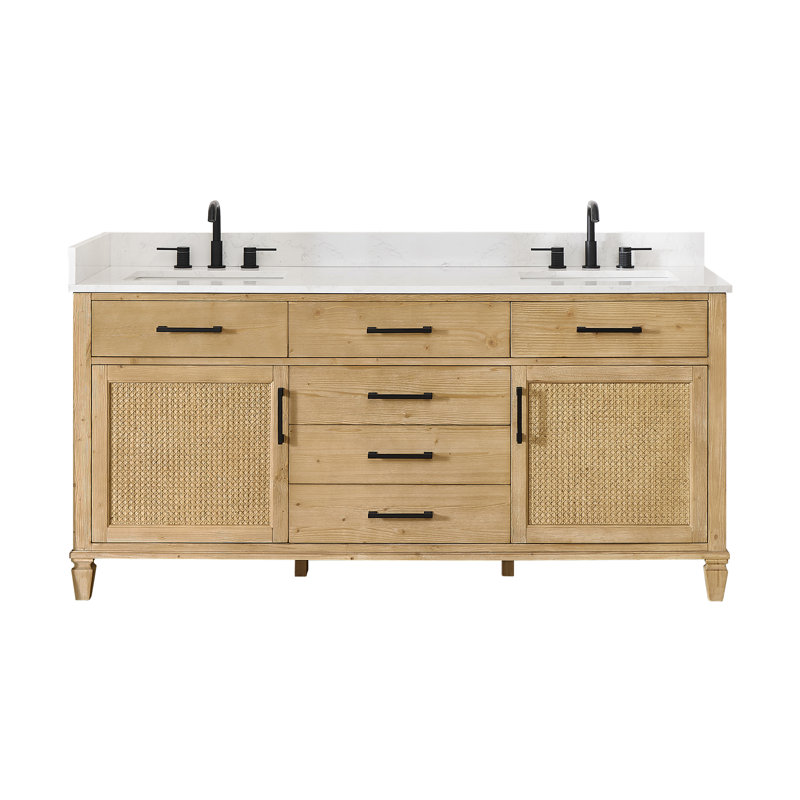 Ensemble de meuble-lavabo double 72 po Salome