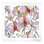 Plateau décoratif carré en acrylique Orchid Vanda