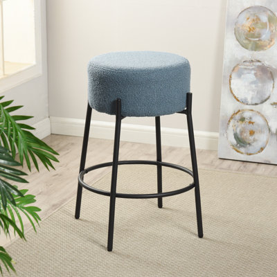 Tabouret Soloist - Coussin rembourré Boucle