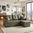 Sectional with Pull-Out Bed, Sleeper Sofa-1984934880
