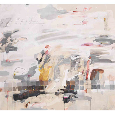 «Path Beset», peinture sur toile à cadre flottant