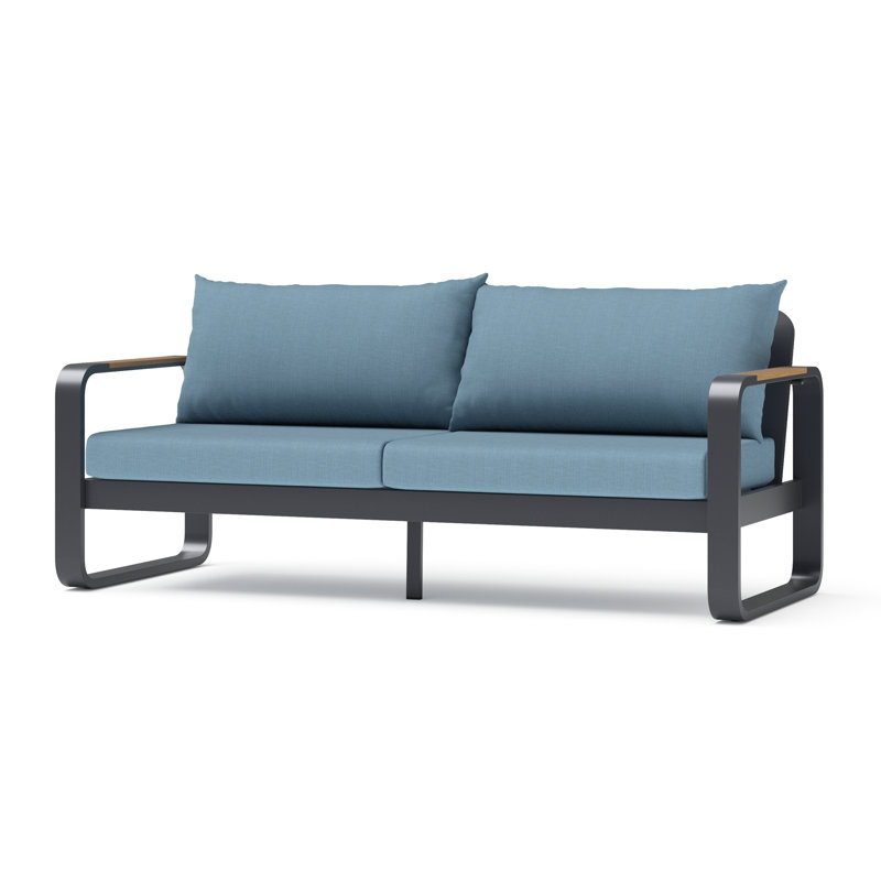 Canapé de patio Andes - toile denim, En jean