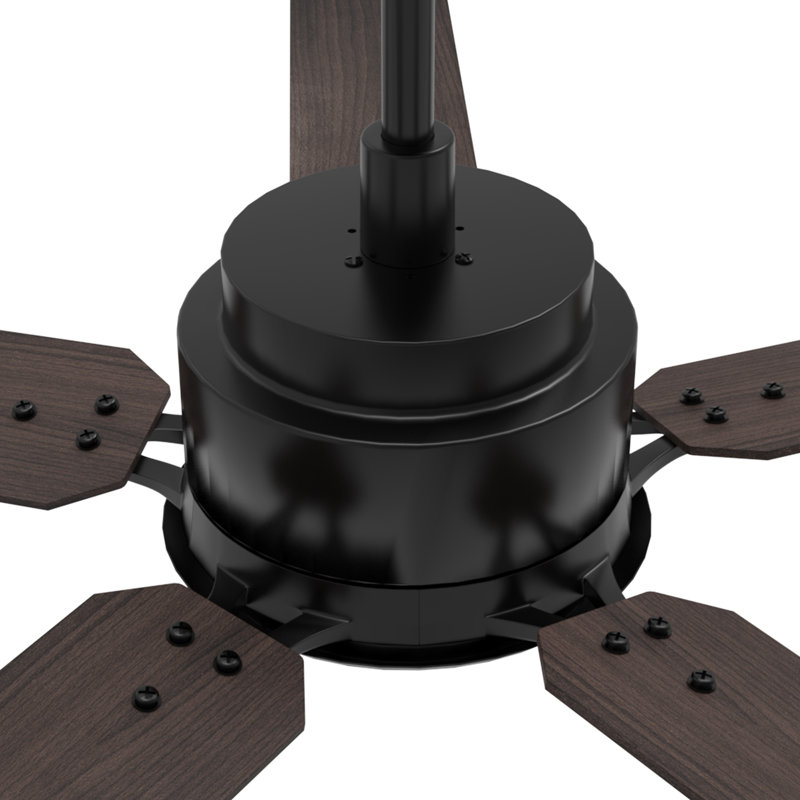 Ventilateur de plafond standard intelligent à 52 pales 52 pouces avec télécommande et ensemble d'éclairage Magdline inclus.