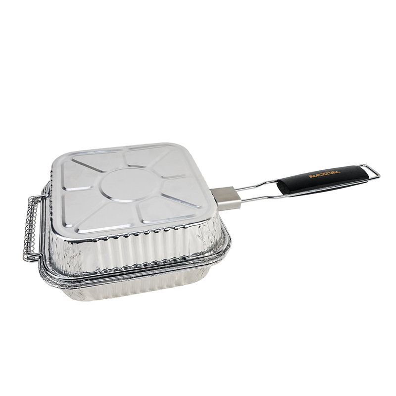 Razor Griddle Popcorn Maker with Wooden Handle