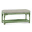 Summer Retreat Wicker Shelf Storage Bench-71425178-86505832