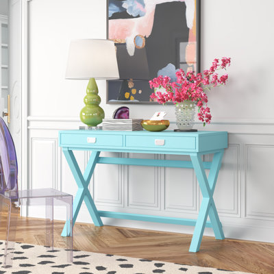 Bureau long Halstad Modern 44 avec tiroir de rangement