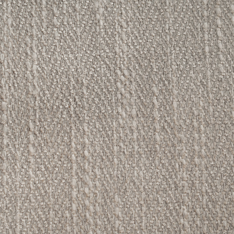 Tabouret Eryx, Coussin beige / structure en noyer