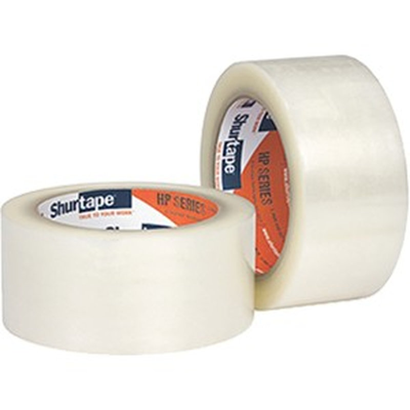 Shurtape - ruban d'emballage transparent BOPP thermofusible de 48 mm x 100 m avec diaphragme transparent HP147142
