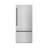 ZLINE Autograph Edition 36 in. 19.8 cu. ft. Built-In Bottom Freezer Refrigerator with Water Dispenser and Ice Maker in Satin Stainless Steel with Graphite Gray Interior-110427407