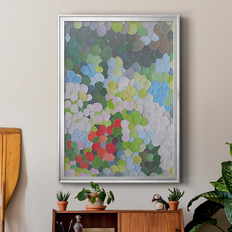 Santa Barbara, reproduction encadrée de qualité supérieure - prête à être accrochée, H 24,5 po x l 18,5 po x P 1 po