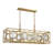 Balfour 8-Light Linear Chandelier in Brass-128676677