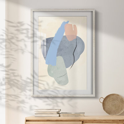 Pastel Assemblage I - Impression encadrée