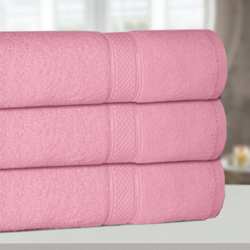 Nayelly Turkish Cotton Bath Towel,  Pink