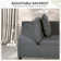 Nedo Single 98cm Upholstered Tight Back Futon Sofa