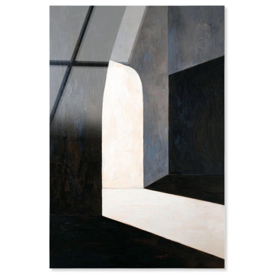 Décoration murale moderne «Inevitable Encounter I» par Art Remedy, prête à être suspendue, 24 x 36