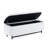 Elegant Ottoman With Spacious Storage Function, White