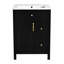Meuble-lavabo de 24 po avec lavabo en céramique-1281343007
