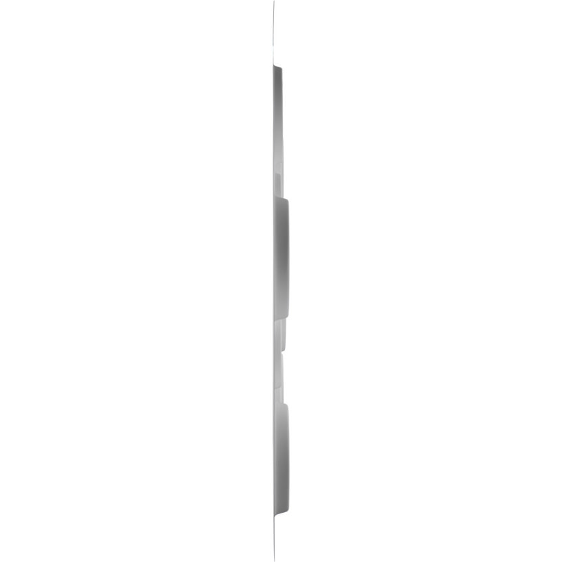 White 19.63" 3D Textured PVC Wall Panel