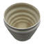 Vase de table Singita fabriqué à la main en céramique / porcelaine - Accent sculptural blanc moderne-700720739