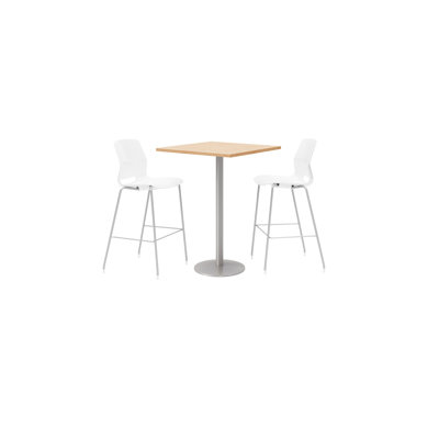 Ensemble de table de salle à manger carrée 30 "et chaise