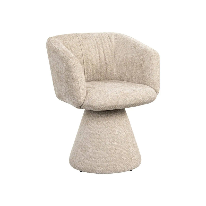 Fauteuil demi-tonneau pivotant de 24 po de largeur