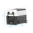 49QT(45L) Ultra-fast Cooling Car Refrigerator with Dual-compartment Independent Temperature Control & Display, -4?~68?,Portable Car Fridge with Robust Wheels & Handle For Easy Rolling, 12/24V DC, 110V/220VAC, Black/Grey-111071589