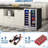 Kalamera 24 Inch Wine And Beverage Refrigerator, Wine Fridge Dual Zone Hold 21 Bottles And 77 Cans,built In Or Under Counter Wine Fridge With Blue Led Light