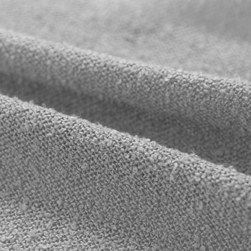 Semi-Sheer Light Filtering Back Tab Single Curtain Panel, 52" W x 84" L, Gray