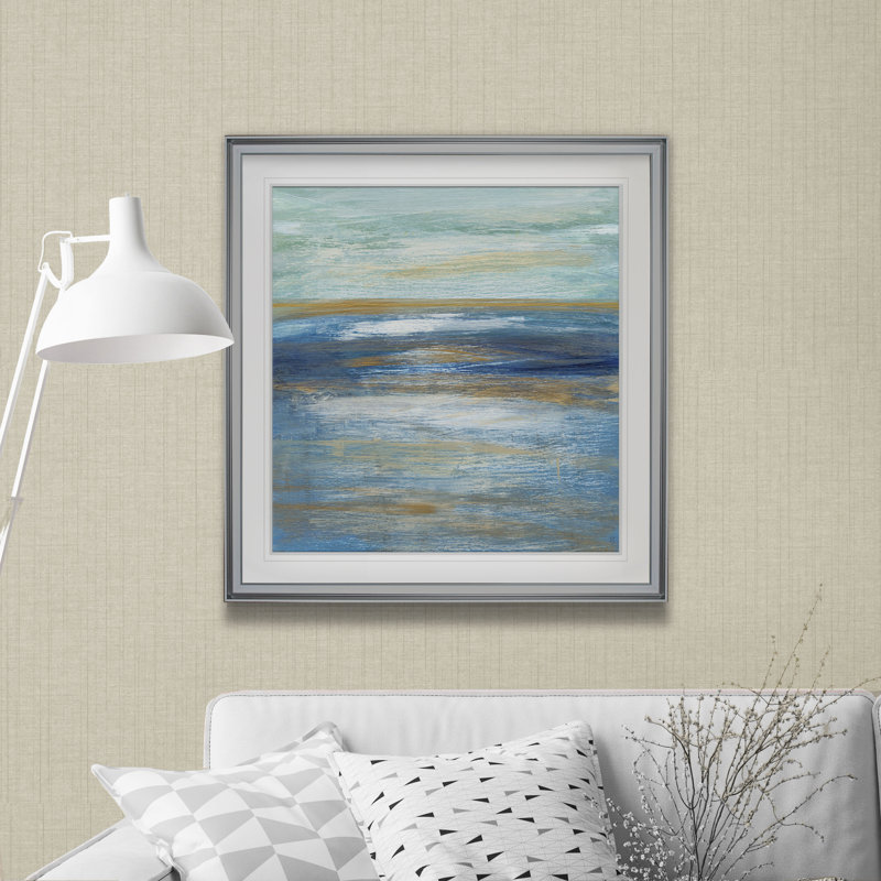 Encadrement 'tuscan shore i', 16" H x 16" L x 1.5" D