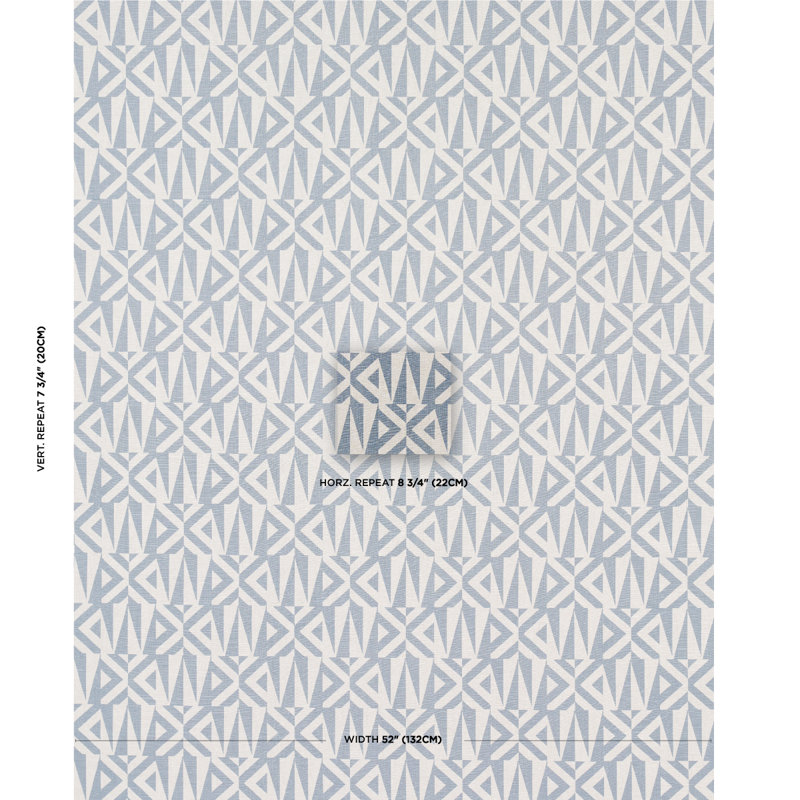 Tissu en similicuir Amero Performance 100% lin, Bleu ardoise
