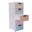 Armoire de rangement en plastique à 5 tiroirs de 11,81 po x 15,75 po x 33,07 po-1123424511