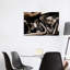 Harley Motorcycle - Print on Canvas-42153051-89229589