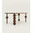 Vintage-style Creative Solid Wood Rectangular Artistic Dining Table with Irregular-shaped Legs-110904656