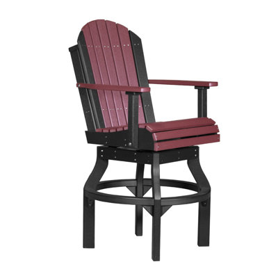 Chaise de patio pivotante à hauteur de comptoir Taven Adirondack