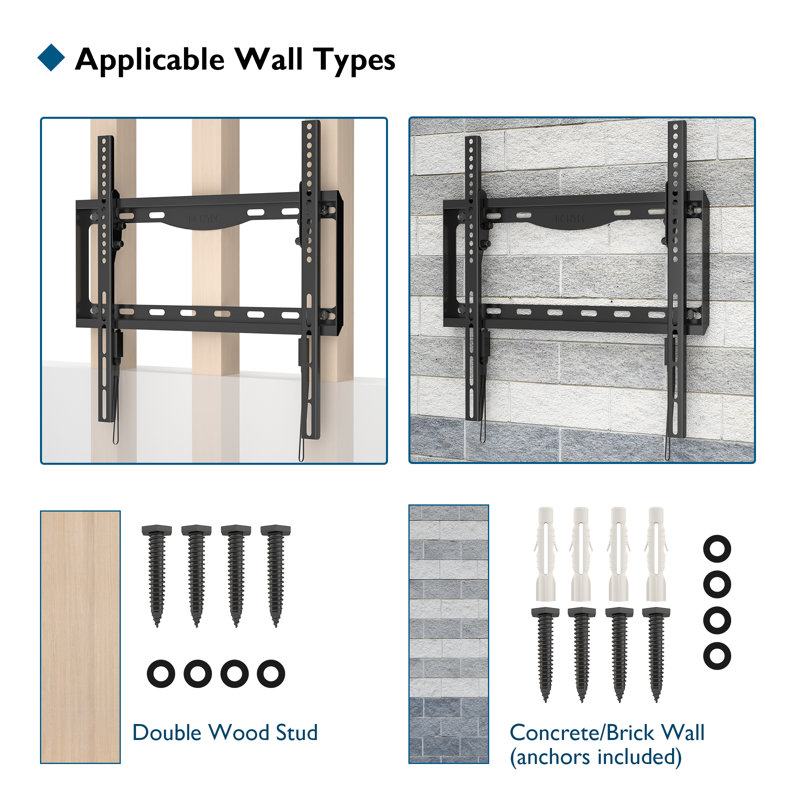 Symple Stuff Single Screen Wall Mount