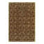 Geometric Area Rug in Brown