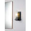 Navarre 1 Light Wall Sconce In Black And Grey