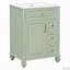 Meuble-lavabo de 61 cm avec lavabo en céramique-14237523
