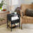 Baleshwer 15.7'' W Metal Nightstand