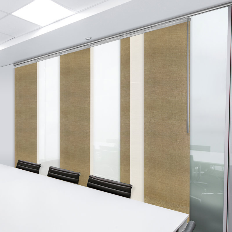 Rail extensible à 7 rails simples l 110 po à 153 po x H 94 po, largeur de panneau 23,5 po, hiver, canari, Blanc