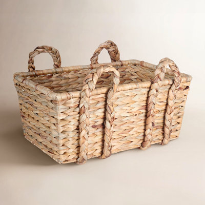 Garfield Wicker Basket With Handles 1