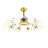 39.4" Bladeless Ceiling Fan with Remote and 10 lights-1419108088