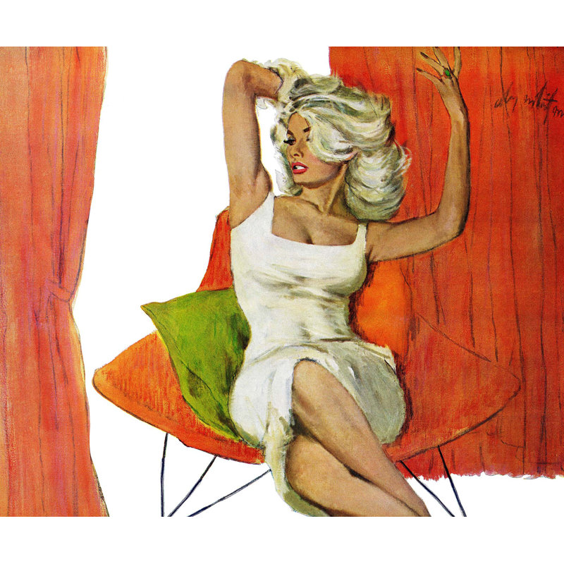 Mother Is a Movie Queen Canvas Print in Vibrant Colors