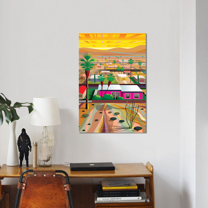 «Twentynine Palms, Vertical», impression sur toile, H 18 po x l 12 po x P 1,5 po, Toile tendue, Pas de tapis