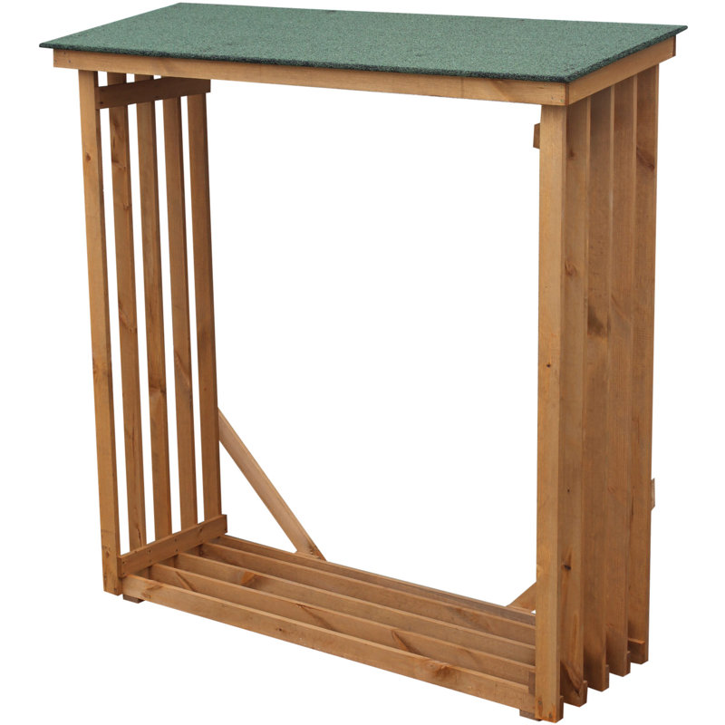 Aleris 140cm W x 50cm D Solid Wood Log Store