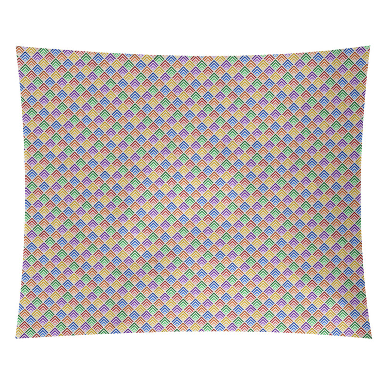 Tapisserie elizabeth géométrique par katelyn Kitterman, H 27,5 po x l 37,5 po, Intérieur