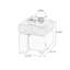 Bois massif moderne; similicuir
 Table de bout-1345107305
