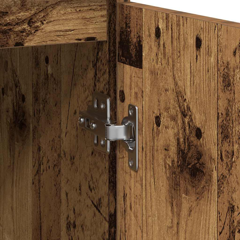 Sideboard With Drawer 71X35x65 Cm Engineered Wood, Old Wood